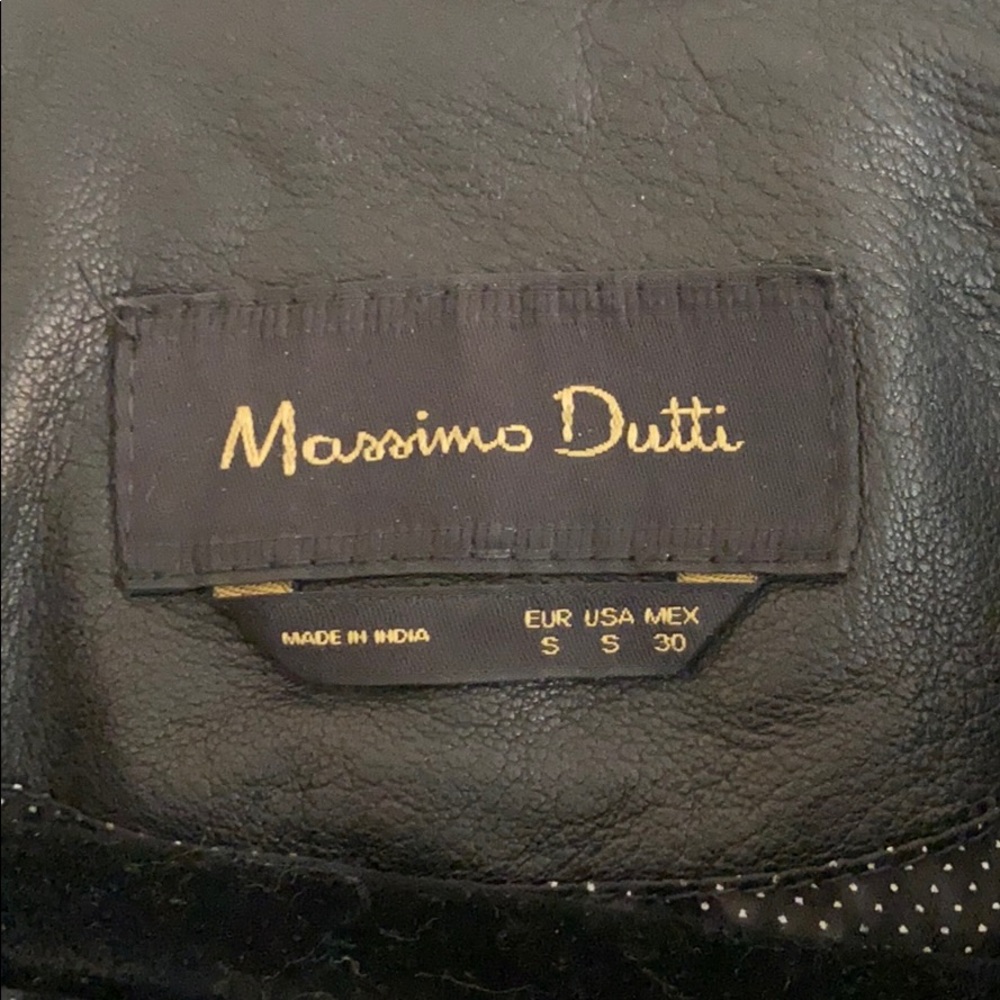 Massimo Dutti Leather Jacket - Picture 3 of 6